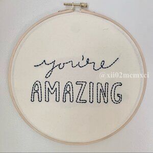 TARGET BULLSEYE PLAYGROUND "YOU'RE AMAZING" WALL ART 1CT